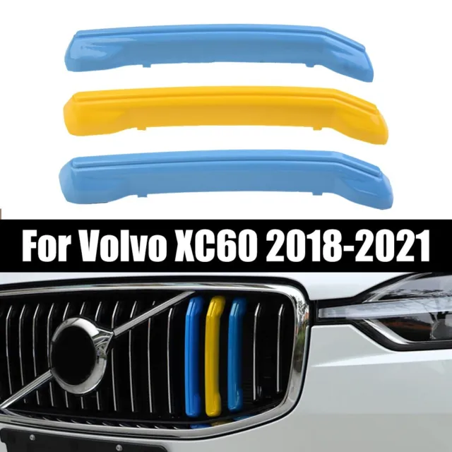 For Volvo XC60 20182021 Mesh Grille Strip Cover Trim Stylish Car Upgrade