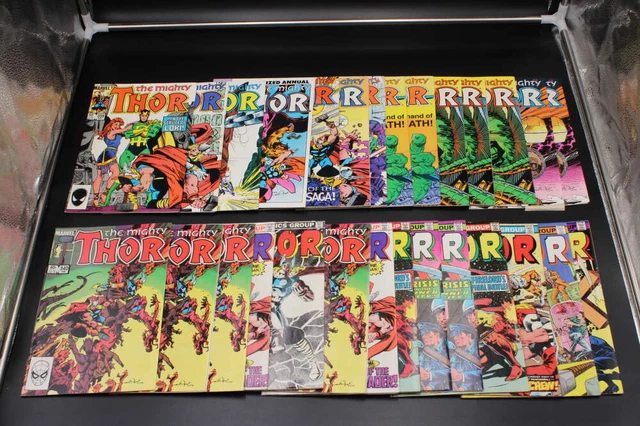 The Mighty Thor Marvel Comic Book Lot (27) Mid-Grade ZJ2294