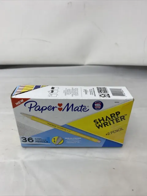 Paper Mate Sharpwriter Mechanical Pencil HB .7 mm Classic Yellow 36/Carton