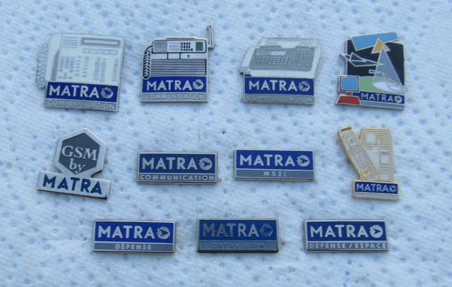Lot De 11 Pin's Matra Differents