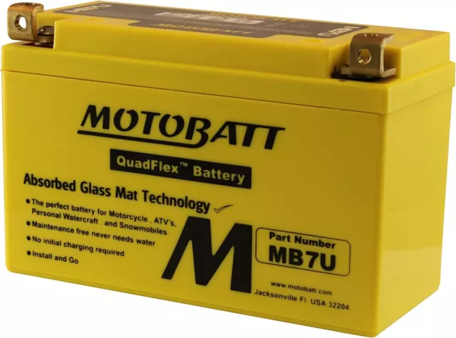 Batterie Motobatt MB7U Yamaha Ttr 250 1993 1994 1995 1996 1997 1998 1999