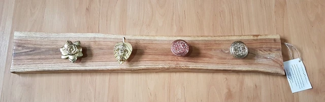 Unusual Shabby Chic Wall Door Coat Hooks Home Decor Wooden Handcrafted India