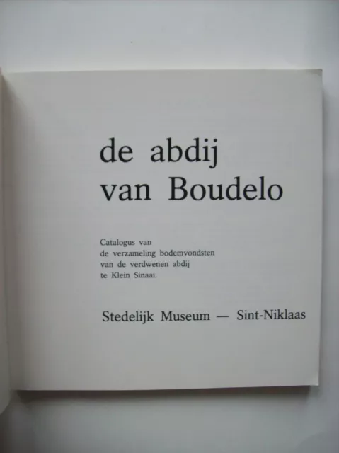 vlaamse geschiedenis abdij Boudelo Baudeloo Sint Niklaas Waas histoire Flandre