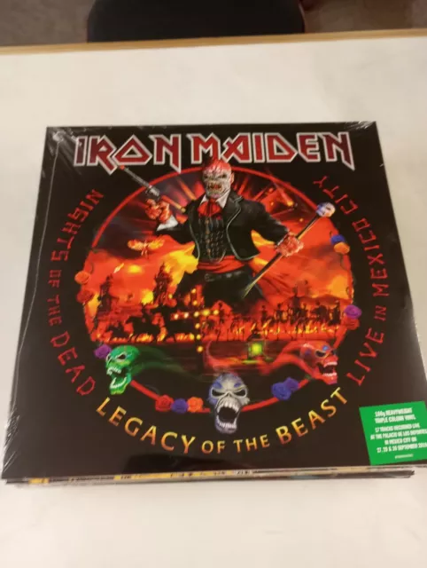 Iron Maiden - Nights of The Dead /Mxico Live (Limited EditionColor3LP's 180g)