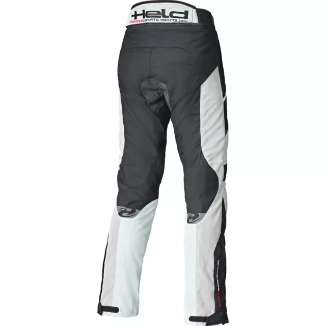 -HELD- Ladies Motorcycle Trousers Size D2XL Vento II 2 Airy Summer Grey-Black 2