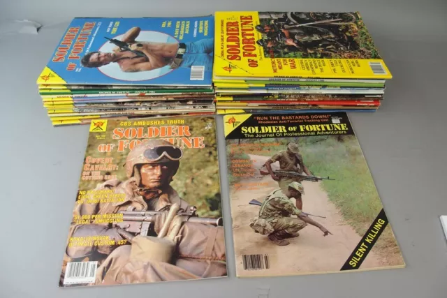 40x  Soldiers of Fortune 1979-1992 - Militärzeitschrift