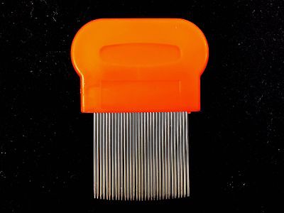 1X Hair Lice Nit Pets Flea Eggs Dirt Dust Remover Steel Tooth Comb Health Brush 3