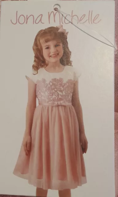 Jona Michelle Girls' Pink Special Occasion Dress Size Age 10