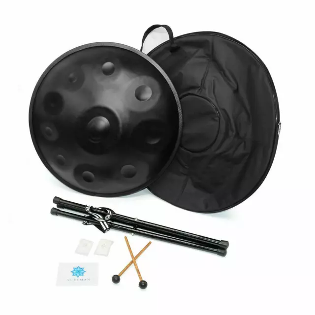 Tamburo Drum 10 note Hand Pan Handpan professionale Fatti a mano ottimo suono 3