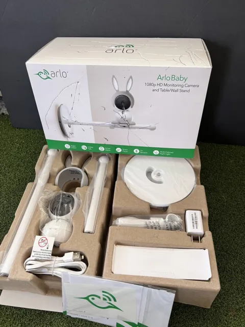 Arlo ABK1110C Baby Monitoring Camera & Table/Wall Stand - New Open Box