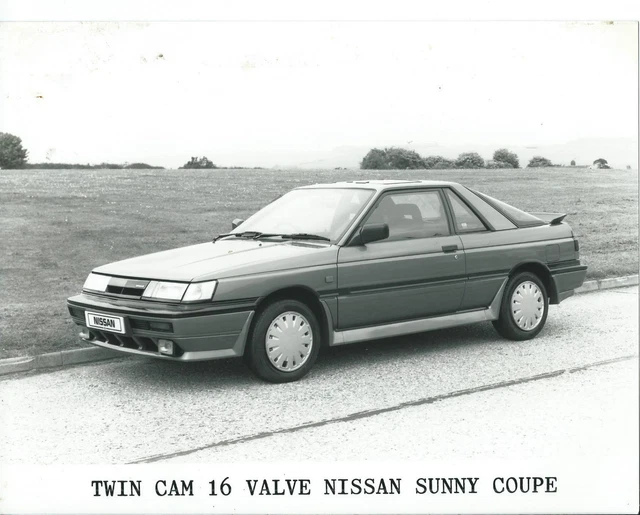 NISSAN SUNNY ZX Coupe Twin Cam 16 Valve Original Photograph
