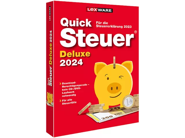 QuickSteuer Deluxe 2024 (Code-In-A-Box)