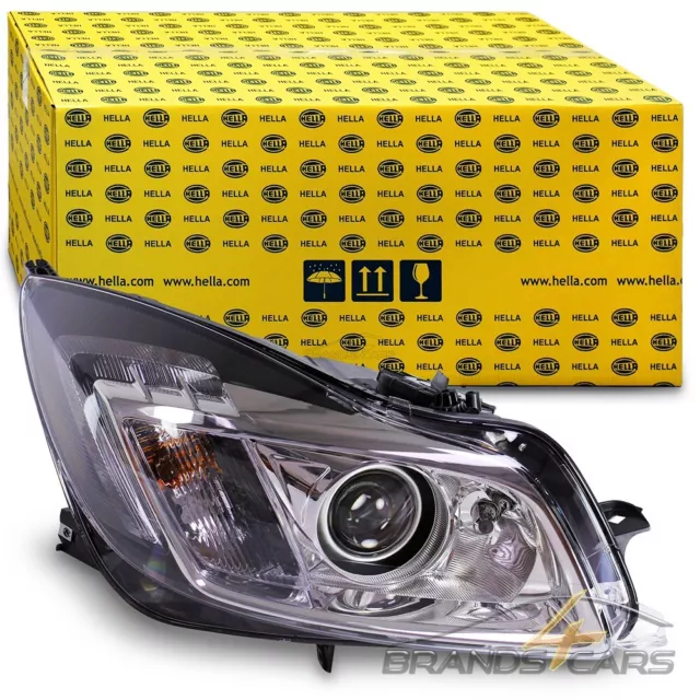LED Tagfahrlicht Scheinwerfer für Opel Insignia 08-12 schwarz LTI