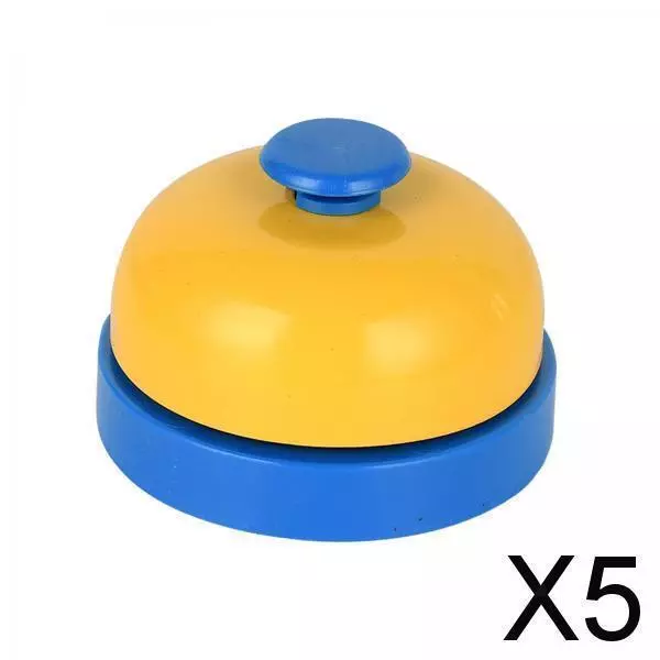 5X Game Call Bell Classroom Bell Multifunction Hand Bells for Desk School