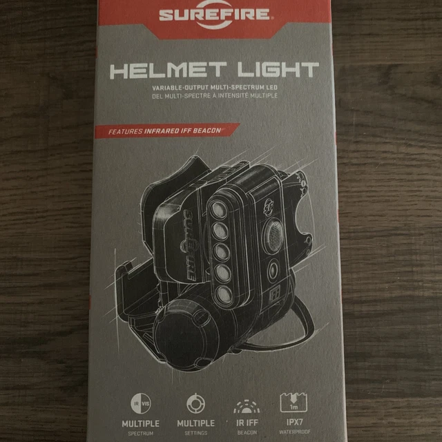 SUREFIRE - HL1-C-TN- Helmet Light W/MOLLE CLIP- Flashlight - RD/WH/IR LEDs - Tan SUREFIRE - HL1-C-TN- Helmet Light W/MOLLE CLIP- Flashlight - RD/WH/IR LEDs - Tan