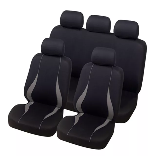 Universal 5-Seats SUV Car Sitzbezug Cover Front Rear Cushion Schütz Full Set Hot