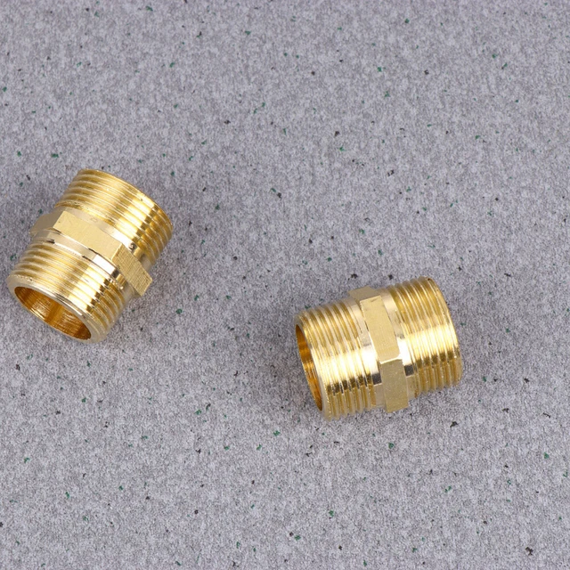 Conexión de tubo de gas de latón pagoda conexión de tubo de latón dorado