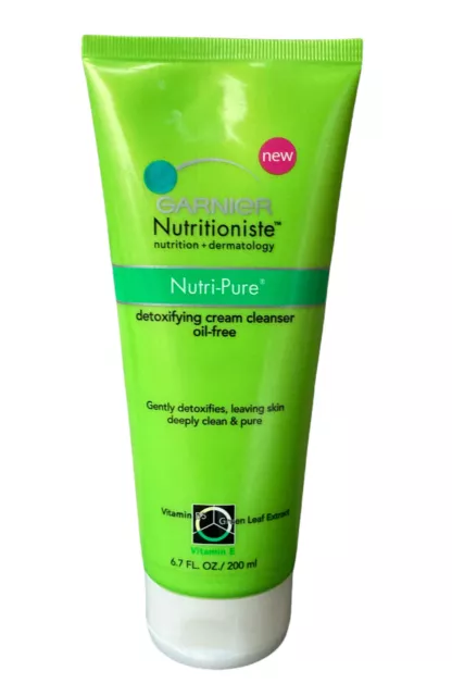 Garnier Nutritioniste Nutri-Pure Detoxifying Cream Cleanser 6.7 oz FREE SHIPPING