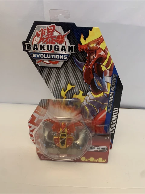 New Bakugan Evolutions Platinum Series Dragonoid True Metal Collectible Figure