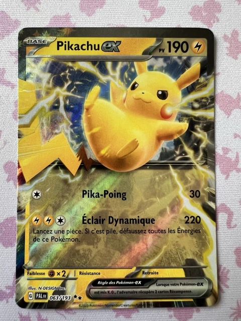 Pikachu EX (063/193) - Carte Pokémon EV02 - Ecarlate et Violet - Evolu