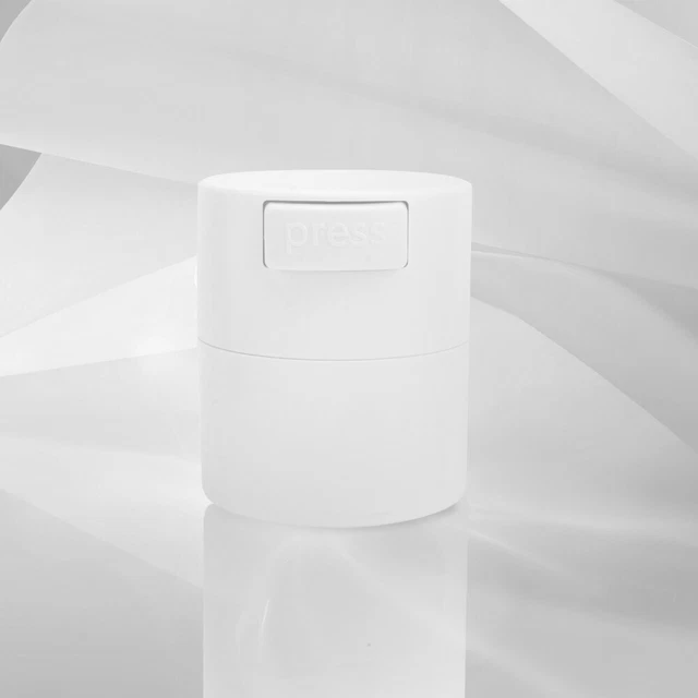 Contenedor de pestañas contenedor de almacenamiento para pegamento para pestañas White