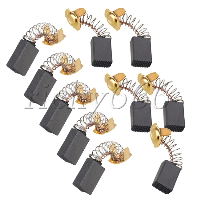 5 Sets 16x11x7mm Angle Grinder Carbon Motor Brushes Repair Spare Replacement