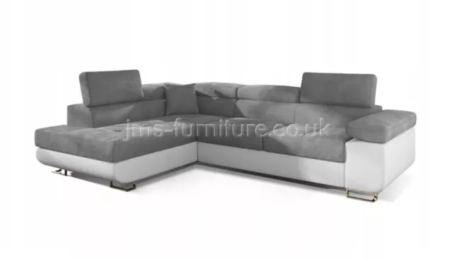 Corner Sofa Bed  - ASTON - MANY COLOURS -  FAST DELIVERY Cheapest in UK