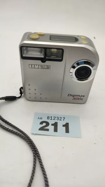 Samsung Digimax 800k VTG Retro 0.8MP Digital Camera, 1999 w/ Original Carry Case