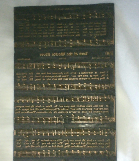 Antique Metal Printing Plates For Sheet Music