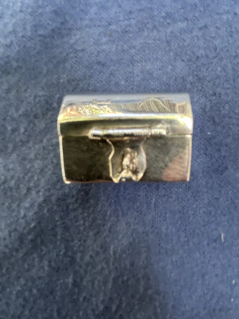 Treasure Chest Sterling Pillbox