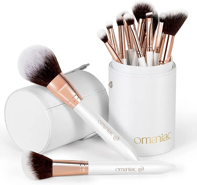 ® Pennelli Make Up, 12Pcs Set Di Pennelli Da Trucco Professionali Con Porta Penn