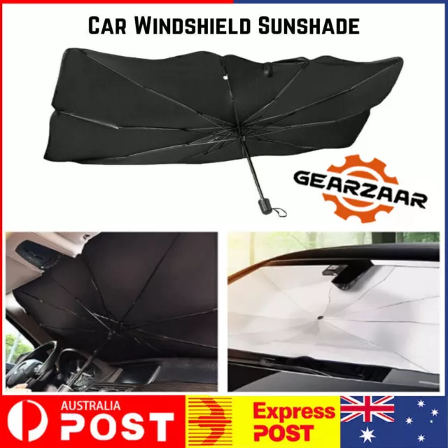 Foldable Car Windshield Front Window Sunshade Cover Visor Sun Shade Umbrella -L