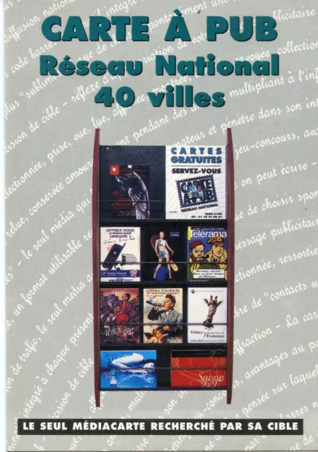 Cpsm /  Carte Postale / Carte A Pub // Resea National 40 Villes