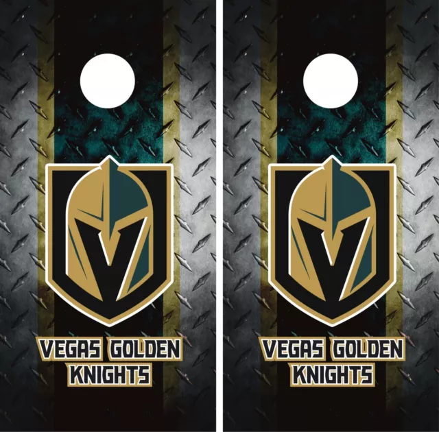 Vegas Golden Knights Cornhole Wrap Skin Decal NHL Sports Board Decal Sticker