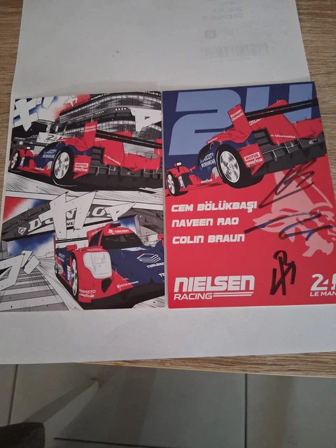 CARTE CARD DÉDICACÉE 24 heures du Mans WEC Mans FERRARI N°62 -24H EUR 5