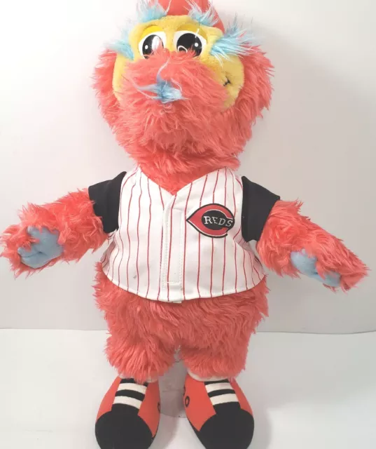 Build a Bear Cincinnati Reds The Gapper Mascot Plush Stuffed Animal 18" mlb mer.