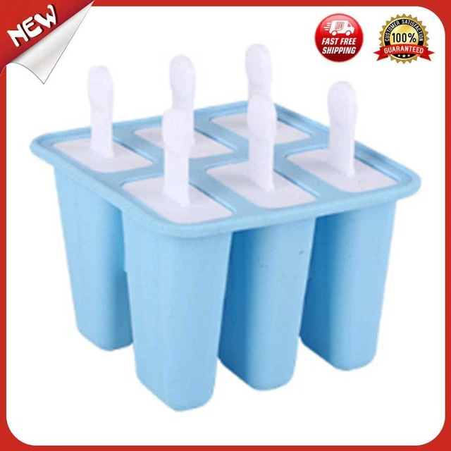 es DIY Silicone Ice Cream Homemade Molds Freezer Tools Dessert Cube with Sticks