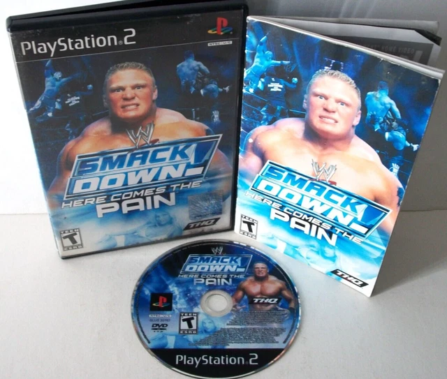 WWE SmackDown Here Comes the Pain PS2 PlayStation 2 Game Wrestling Smack Down