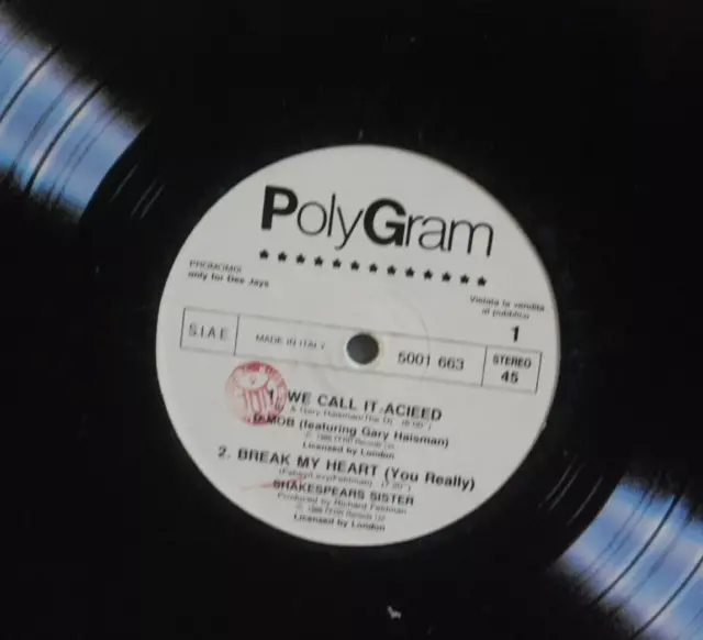 Various – Only For Dee Jays  Polygram – 5001 663	12"  N. 11943