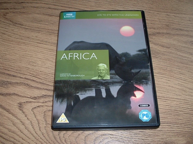 AFRICA DVD - COMPLETE BBC EARTH SERIES 3 disc set David Attenborough ...