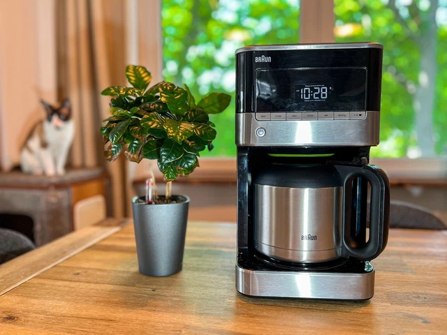Braun KF 7125 PurAroma 7 Kaffeeautomat mit Timer edelstahl/schwarz LCD Display
