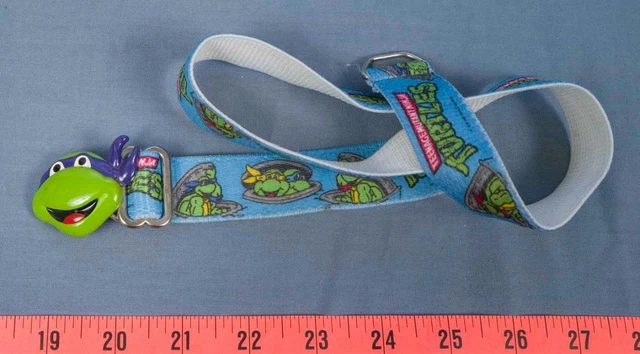 Tmnt Teenage Mutant Ninja Turtles Vintage Bambini Cintura W/Fibbia Dq
