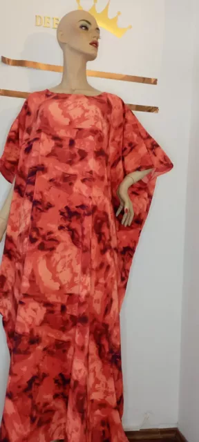 New Casual Women Kaftan Dress Boss Maxi Free Fit Gown Gift For Wife GiftsXL/5XL