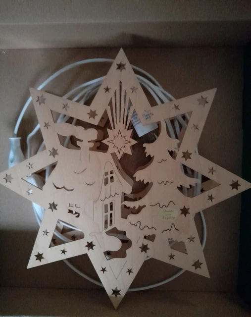 Weihnachtsbeleuchtung Erzgebirge,E 14, Schalter, guter Zustand, gebraucht