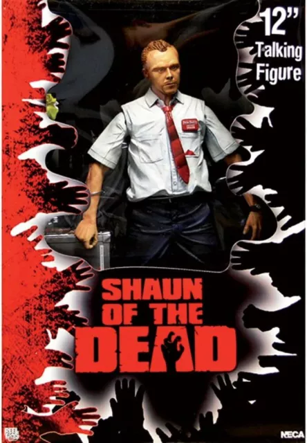 Shaun of the Dead 12″ Talking Action Figure 2004 NECA Reel Toys: BNIB