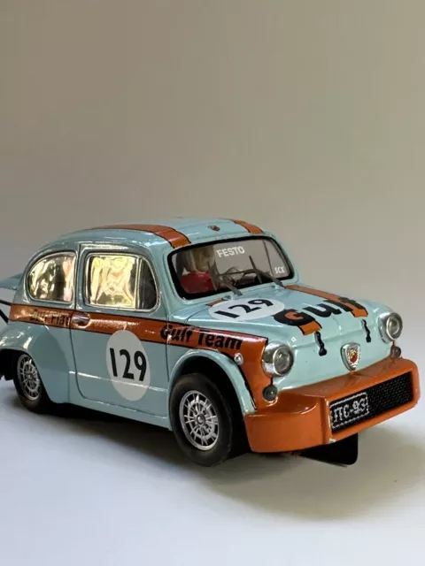 Scx Scalextric Fiat Abarth Gulf  6119 1/32