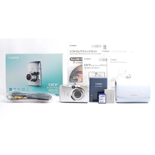 【極美品】Canon IXY DIGITAL 820 IS CANON IXY DIGITAL 820 IS Silver Compact Digital Camera Tested