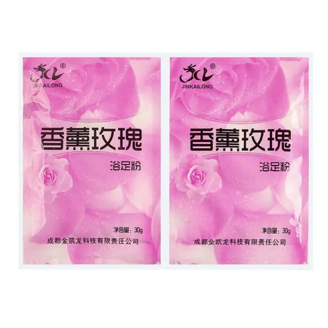 Rosa da latte sale da bagno fango di cristallo pediluvio Soaking Foot Powder Agent'