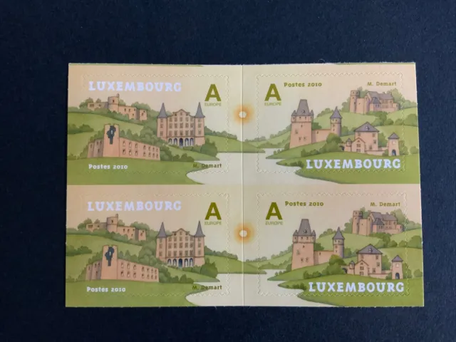 Briefmarken Block Luxemburg Mi.Nr. 1859-1860 2010 postfrisch
