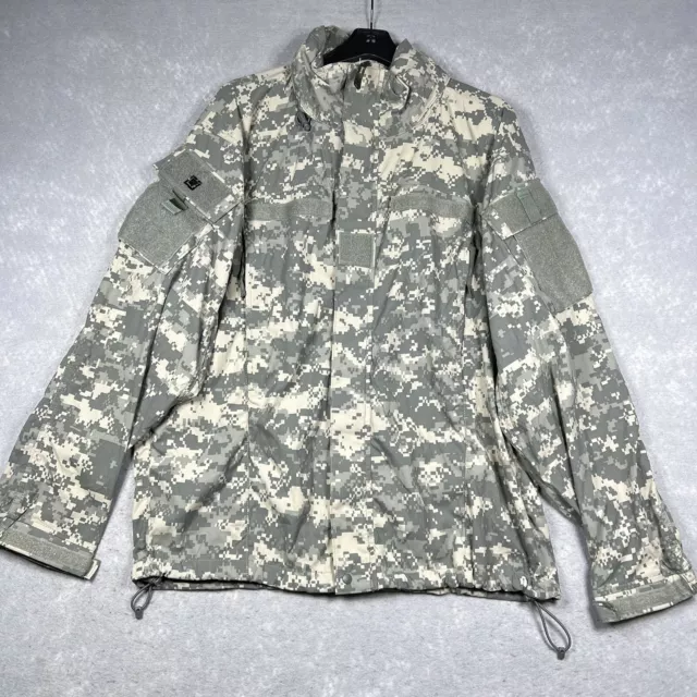 USGI ECWCS ACU Gen III Level 5 Soft Shell Cold Weather Jacket Men’s Medium Camo